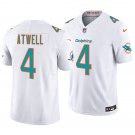 Miami Dolphins #4 Tutu Atwell White Men's&Youth Jersey