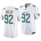 Miami Dolphins #92 Zach Sieler White Men's&Youth Jersey