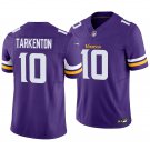 Minnesota Vikings #10 Fran Tarkenton Purple Men's&Youth Jersey