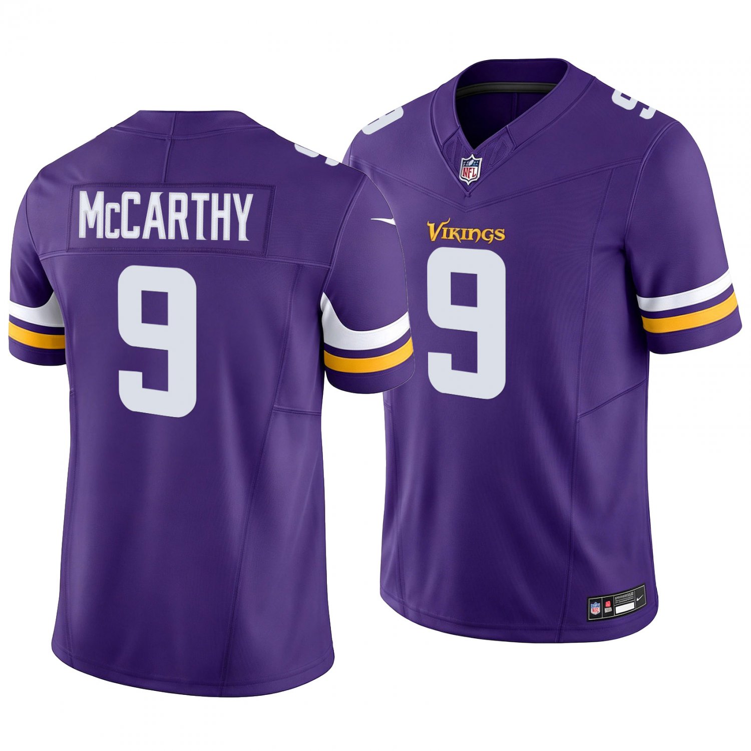 Minnesota Vikings #9 J.J. McCarthy Purple Men's&Youth Jersey