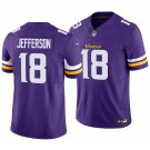Minnesota Vikings #18 Justin Jefferson Purple Men's&Youth Jersey