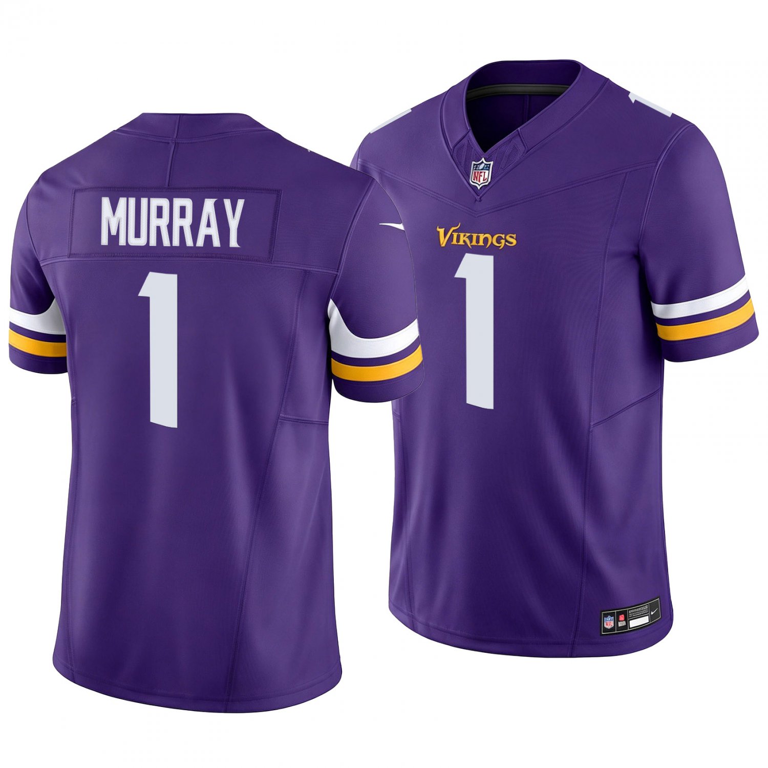Minnesota Vikings #1 Kyler Murray Purple Men's&Youth Jersey