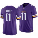 Minnesota Vikings #11 Carson Wentz Purple Men's&Youth Jersey