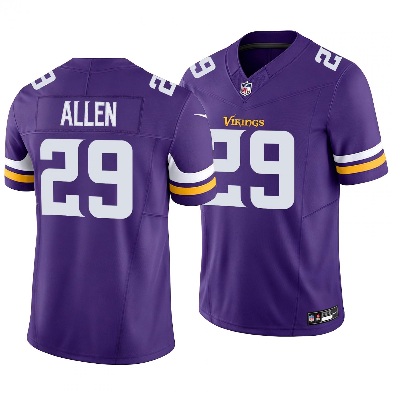 Minnesota Vikings #29 Marcus Allen Purple Men's&Youth Jersey