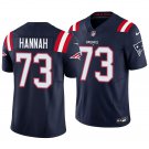 New England Patriots #73 John Hannah Navy Men's&Youth Jersey