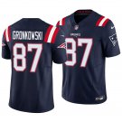 New England Patriots #87 Rob Gronkowski Navy Men's&Youth Jersey