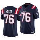 New England Patriots #76 Morgan Moses Navy Men's&Youth Jersey