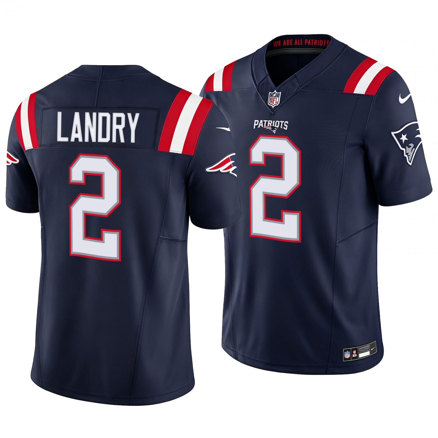 New England Patriots #2 Harold Landry Navy Men's&Youth Jersey