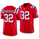 New England Patriots #32 TreVeyon Henderson Red Men's&Youth Jersey