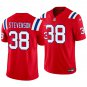 New England Patriots #38 Rhamondre Stevenson Red Men's&Youth Jersey