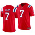 New England Patriots #7 Carlton Davis Red Men's&Youth Jersey