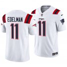 New England Patriots #11 Julian Edelman White Men's&Youth Jersey