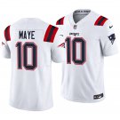 New England Patriots #10 Drake Maye White Men's&Youth Jersey