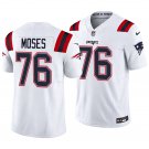 New England Patriots #76 Morgan Moses White Men's&Youth Jersey