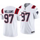 New England Patriots #97 Milton Williams White Men's&Youth Jersey