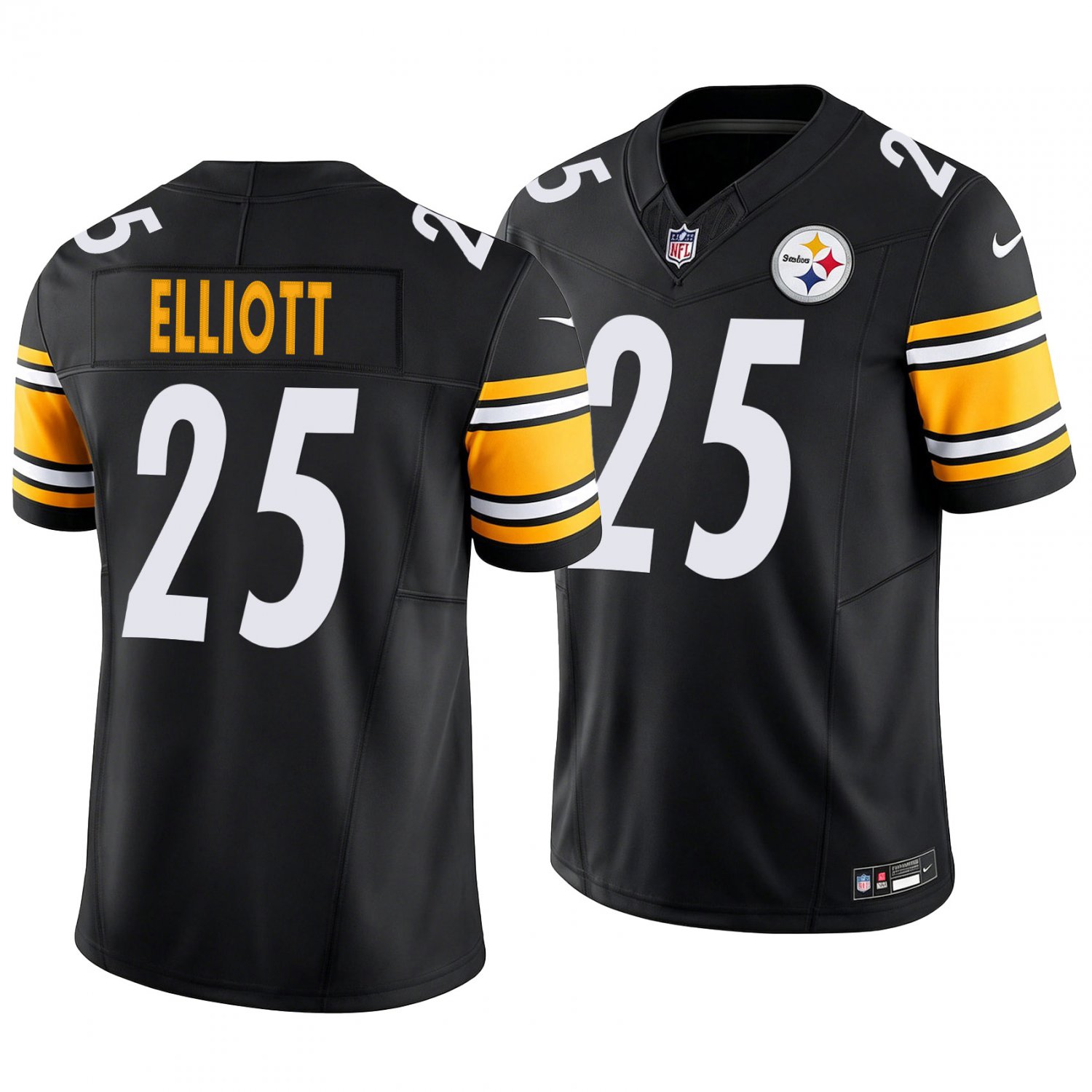 Pittsburgh Steelers #25 DeShon Elliott Black Men's&Youth Jersey