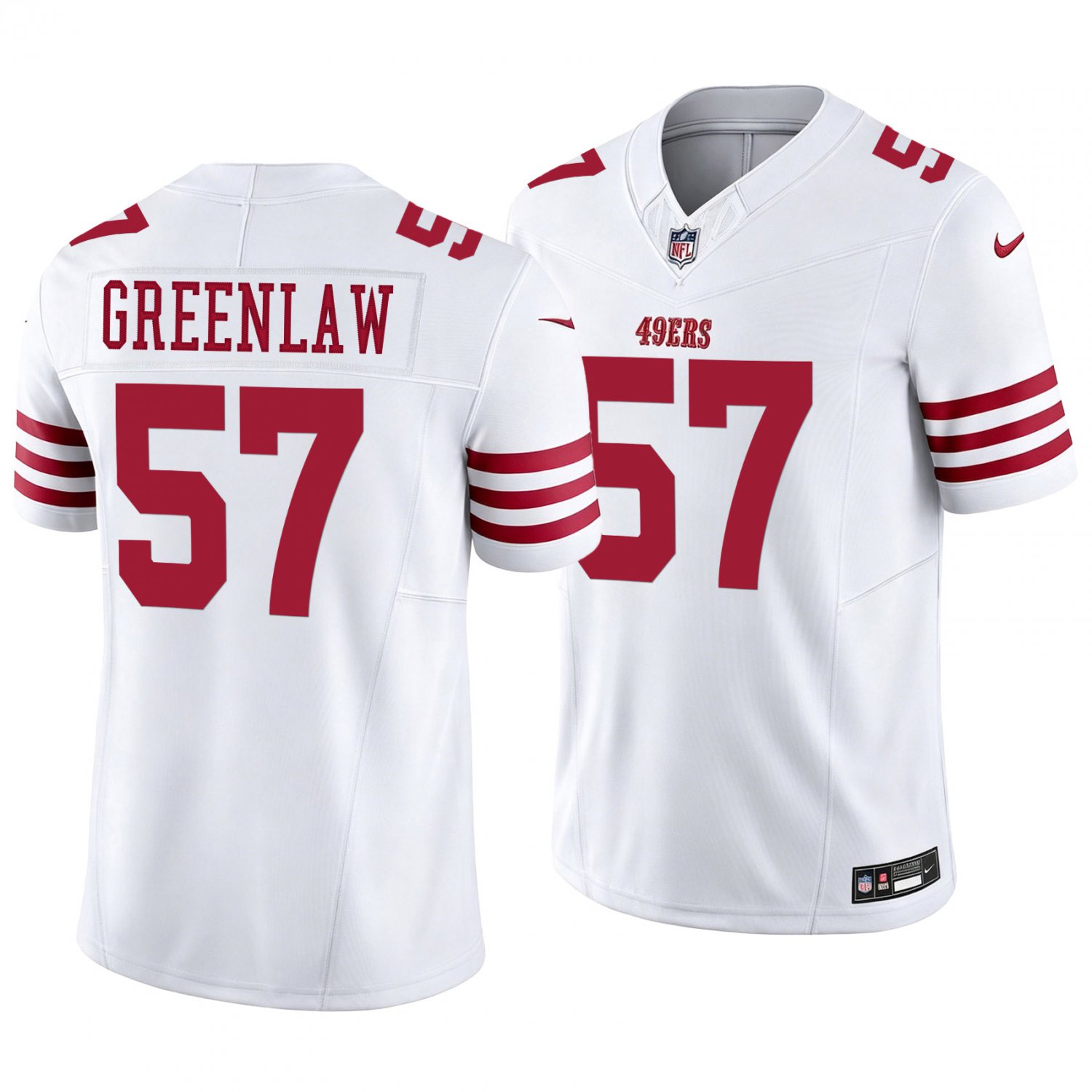 San Francisco 49ers #57 Dre Greenlaw White Men's&Youth Jersey