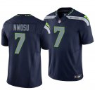 Seattle Seahawks #7 Uchenna Nwosu Navy Men's&Youth Jersey