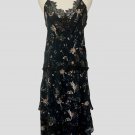 Anthropologie Adelyn Rae Spaghetti Strap Hi-Low Dress. Size Small. Navy Blue.