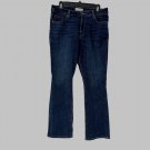 Ann Taylor LOFT Curvy Boot Cut Jeans. Size 31/12P. Dark Blue Wash.