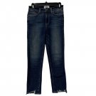 Paige Hoxton Slim Crop. Dark Blue Wash. Size 25.
