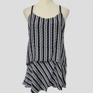 Anthropologie Matison Stone Top. Size XS. Blue, Black, And White.
