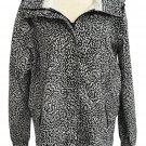 NWOT Women’s Merrill Fallon Rain Shell Jacket. Black And White. Size Small.