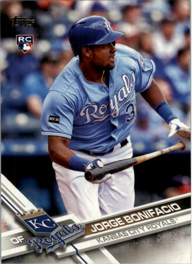 2017 Topps Walmart Holiday Snowflake HMW49 Jorge Bonifacio RC