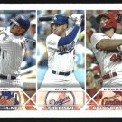2023 Topps Rainbow Foil 43 Paul Goldschmidt Freddie Freeman Jeff McNeil LL