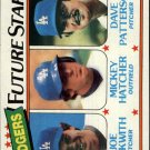 1980 Topps 679 Joe Beckwith RC/Mickey Hatcher RC/Dave Patterson RC