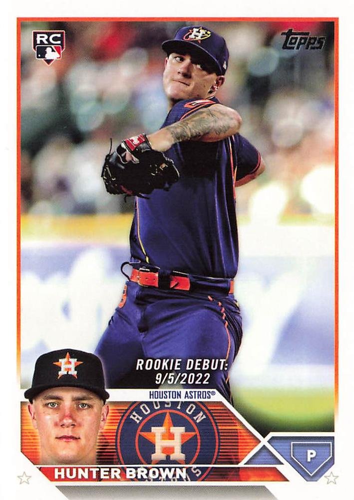 2023 Topps Update US315 Hunter Brown