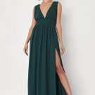 Heavenly Hues Forest Green Maxi Dress