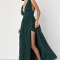 Heavenly Hues Forest Green Maxi Dress