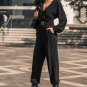 Women's Onyx Belted Jogger Jumpsuit