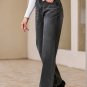 Women's Onyx High Waist Straight Leg Jeans