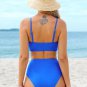 Women's Wrap Bralette & Spliced High Waist Bikini Set