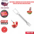 2-in-1 Stainless Steel Fruit Cutter, Watermelon Fork Slicer Tool, Watermelon Slicer