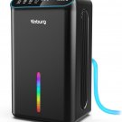 Dehumidifier for Home (85 OZ Water Tank, 800 sq.ft) Quiet Small Dehumidifier