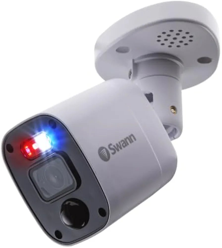 Swann Square Flashing Light 4K Replacement/add on Security Camera