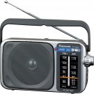 Panasonic Portable AM / FM Radio, Battery Operated Analog Radio, AC Powered