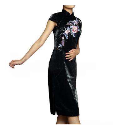 Sleeve Long Cheongsam WSS-24a