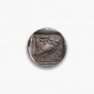 Athenain Silver Tetradrachm Owl  Pin
