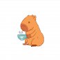 Capybara with a Tea Cup  Pin