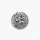 Cartoon Microbes - Grey  Gray Pin