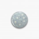 Cartoon Skulls with Hearts on Light Blue Background Seamless Pattern  Pin