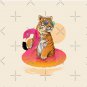 Chillin, Flamingo Tiger Pin