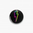 CMYK lightning (black) Pin