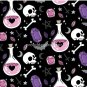 Crystals and Skulls Pin