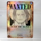 Proxy Shanks OP09-004 Tcg One Piece WANTED & DEAD OR ALIVE OPCG Anime Card English Version