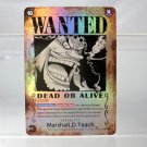 Proxy Marshall D Teach OP09-093 Tcg One Piece WANTED & DEAD OR ALIVE OPCG Anime Card English Version
